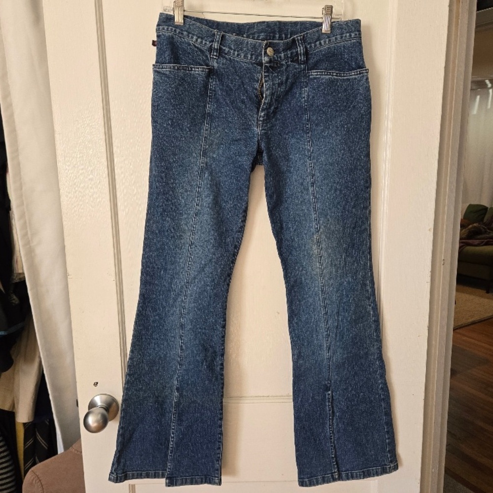 Ralph Lauren Flared Slit Leg Jeans - Size 10
